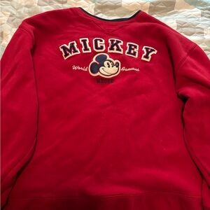 Mickey Mouse Red Sweater
